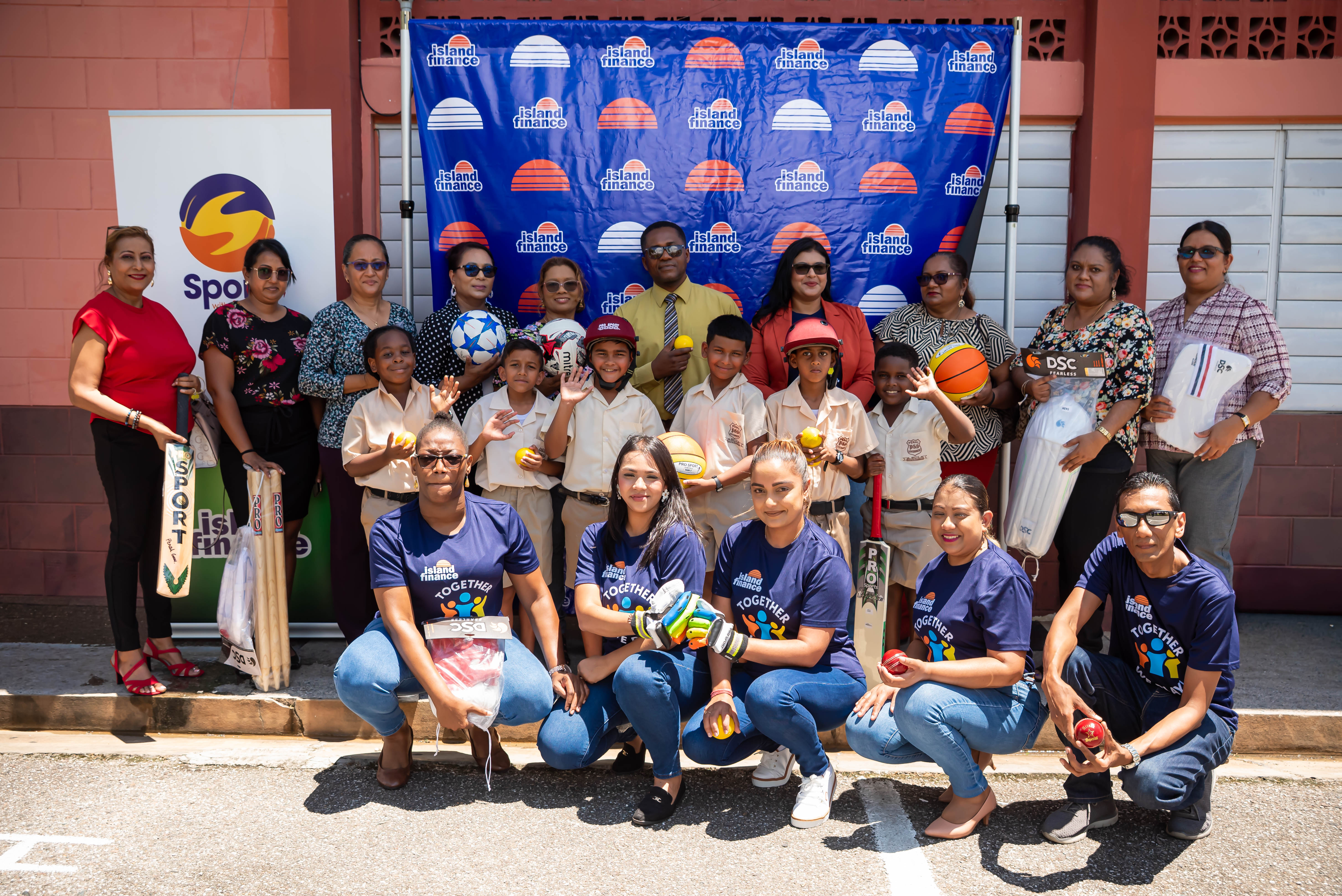 Island Finance Donates Sports Equipment to Support Students Well-Being