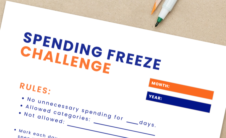 Spending Freeze Challenge