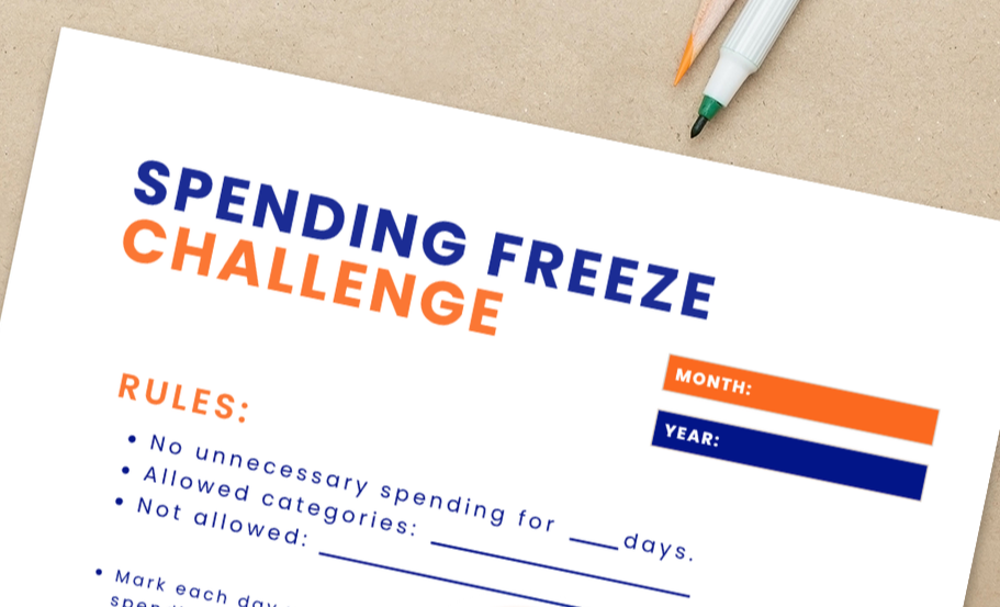 Spending Freeze Challenge