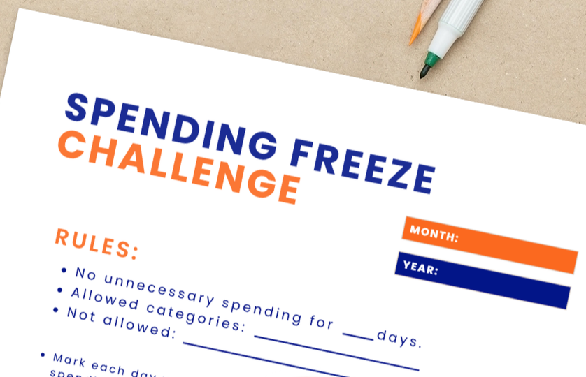 Spending Freeze Challenge